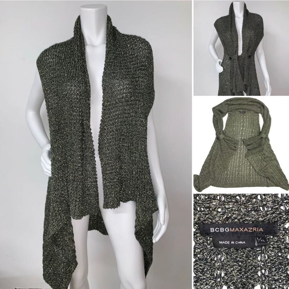 BCBG Maxazria Women’s L / XL Open Front Cardigan
